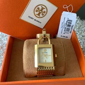 Tory Burch Padlock Gold-Tone Watch